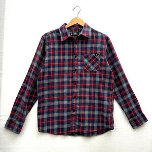 ETNIES Skateboarding Men's Large Flannel Y2K 00s Skater VTG